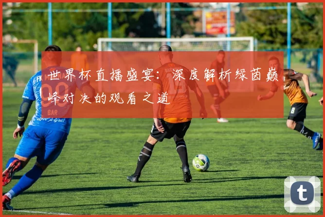 世界杯直播盛宴:深度解析绿茵巅峰对决的观看之道